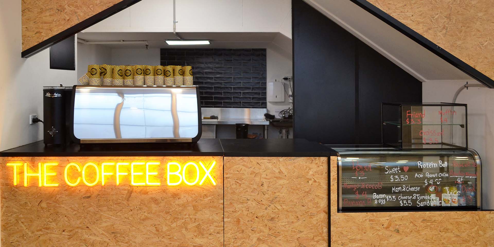 Interior Design for Coffee Box in Darling Harbour